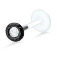 Bezel Set Stone Labrets Push-in LA-691